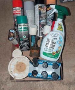 Cleaner, lubricant, rubber coating, etc