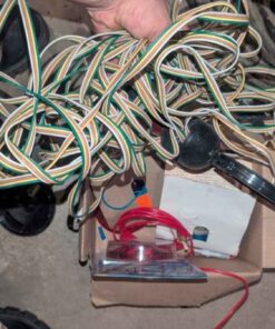 Magnetic trailer lights, wire, etc