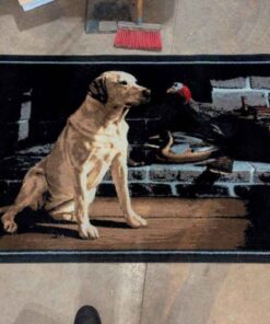 Golden lab Throw mat