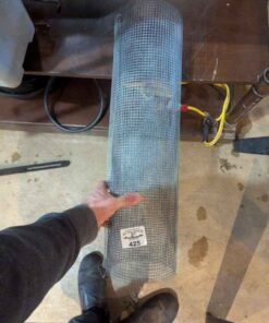 Coil of mesh fencing