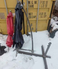 Patio umbrella and stand