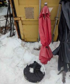 Patio umbrella and base