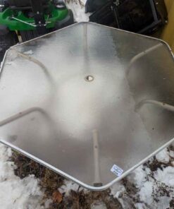 Hexagon glass top table