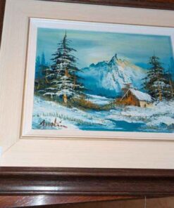 Framed original painting signed