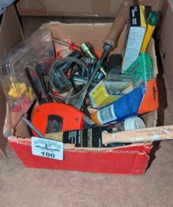Box lot - tools, etc
