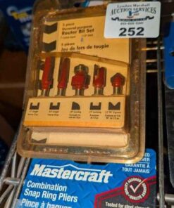 Router and Forstner bits