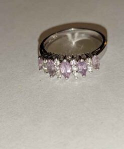 .925 Amethyst ring size 7