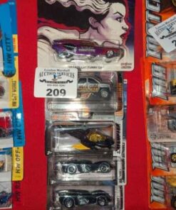 Hot Wheels Batman, Iron Man & Bride of Frankenstein model cars