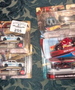 Hot Wheels Batman, Iron Man and Superman die cast cars