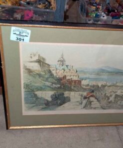 "Quebec from the Chateau" framed print
