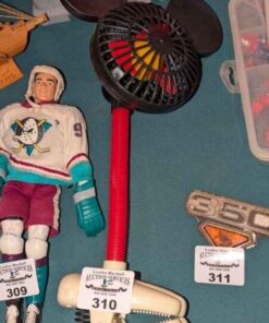 Mickey mouse clip on battery operated fan