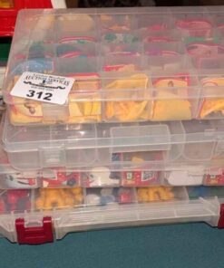 Kinders - assorted, Super heros, in plastic organizers