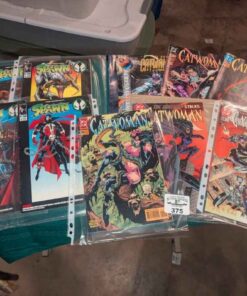 Catwoman & Spawn comic books