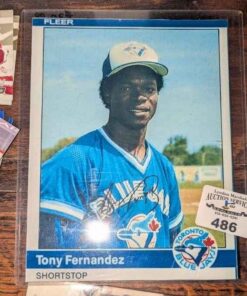 Tony Fernandez autographed sports card