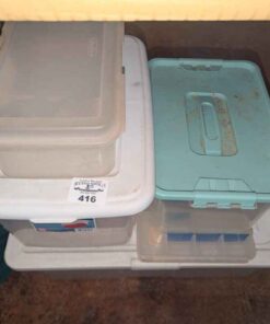 Clear Storage boxes and totes