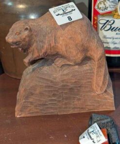 Beaver - Signed Wood Carving