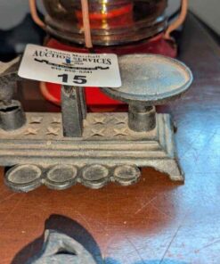 Miniature Cast balance scale