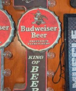 Illuminating Budweiser Beer Sign