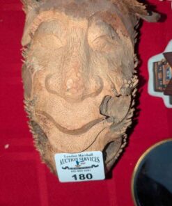 Signed Wood carved wall mount