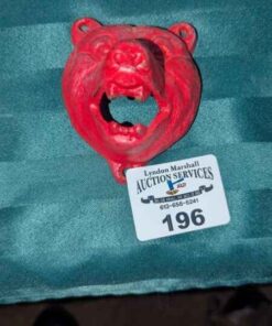 Cast iron Wall mount bear head bottle opener