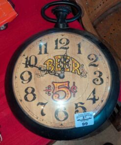 Electric Beer wall clock