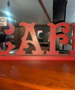 'Cafe' accent sign