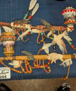 Bradford Exchange decorative Peace pipe statues