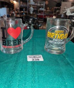 Beer glasses with bell