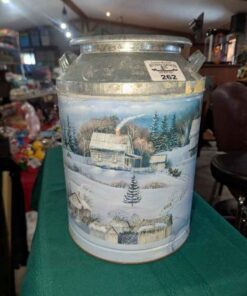 Decorative metal can