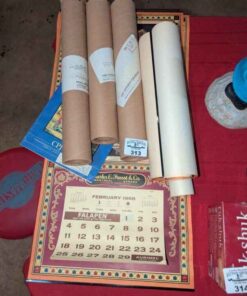 Collection of "Dingbat" vintage calendars and chronicle