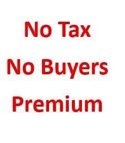 No Tax and No Buyers Premium