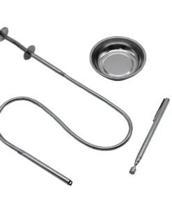 3pc Magnetic Retrieval Tools Parts Tray Telescopic 24" Pick Up Claw