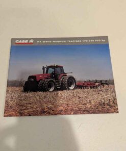 Case IH MX Magnum series literature- 170 to 240 horsepower- 2002