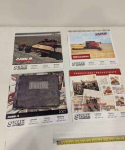 Case IH supplied with Stoltz sales and Service. Labeled- 2005, 2007, 2008 new equipment, 2008 commemorative calendar