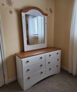 107 - 6 drawer dresser and mirror
