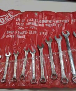 Metric wrench set