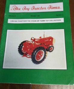 Toy Tractor Times 1991. & Ertl Replicas poster.