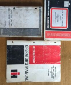 Utility tractor operator manuals.