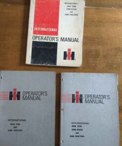 88 Series Operator's manuals.