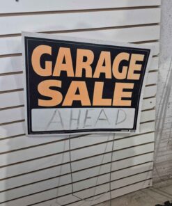 Garage sale sign