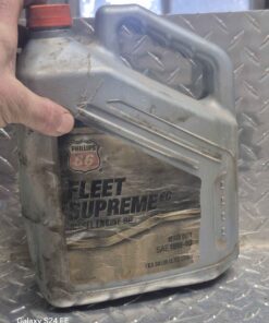 Fleet supreme 15W40 over half full