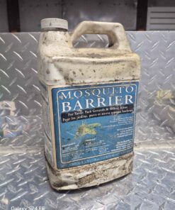 Mosquito barrier spray almost full