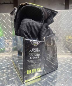 Black car seat covers set of 2