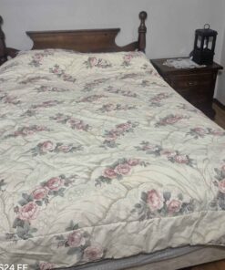 Floral print quilt queen size