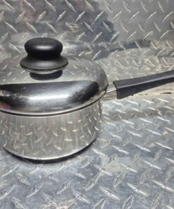 7.5" stainless saucepan