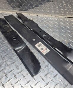 3 assorted black blades