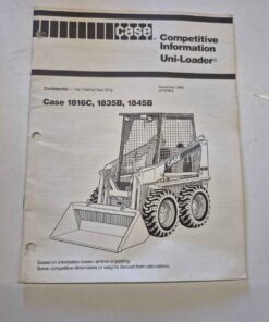 Case 1816C ,1835B & 1845B uniloader brochure