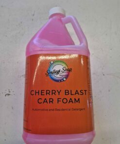Smiley clean cherry foam car wash