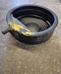 Round oil drain pan