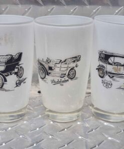 Cadillac studebacker and dodge glasses